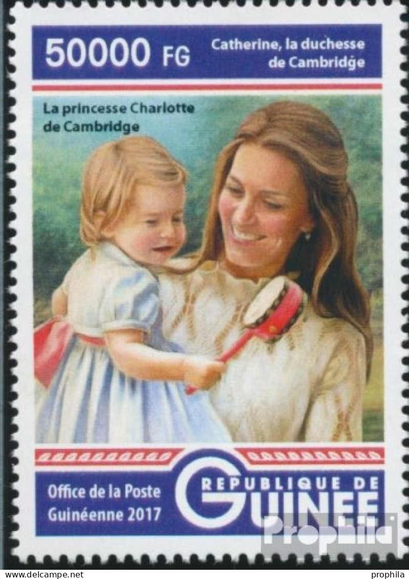 Guinea 12405 (kompl. Ausgabe) Postfrisch 2017 Prinzessin Charlotte - Guinée (1958-...)
