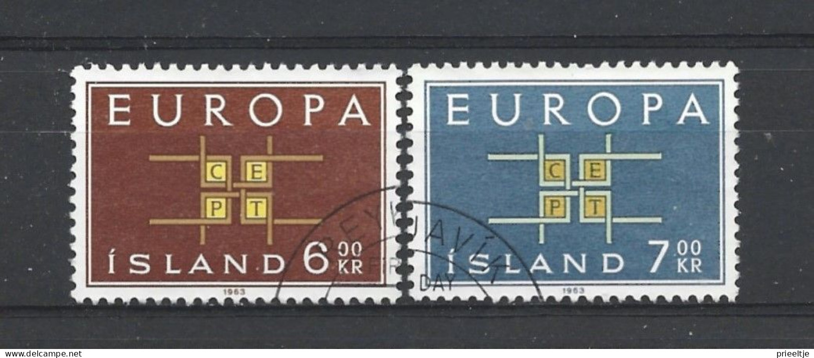 Iceland 1963 Europa Y.T. 328/329 (0) - Used Stamps
