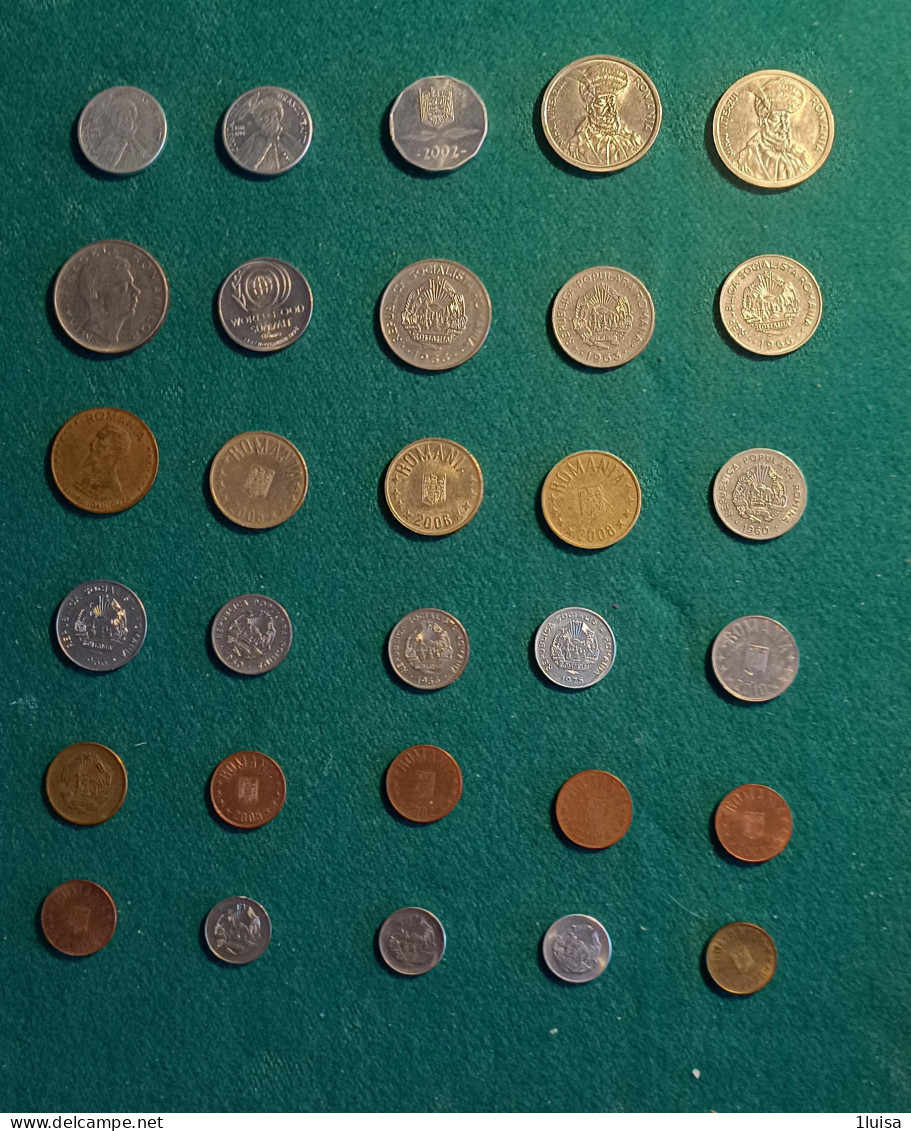 ROMANIA 30 Monete Originali Diverse Per Data - Roumanie