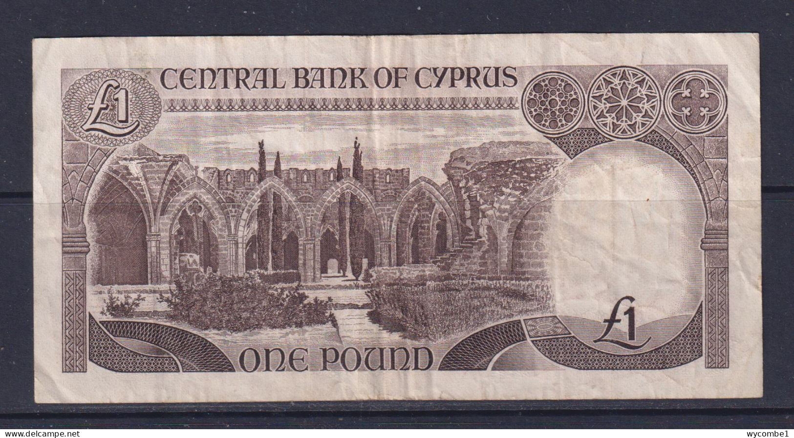 CYPRUS - 1979 1 Pound Circulated Banknote - Chypre