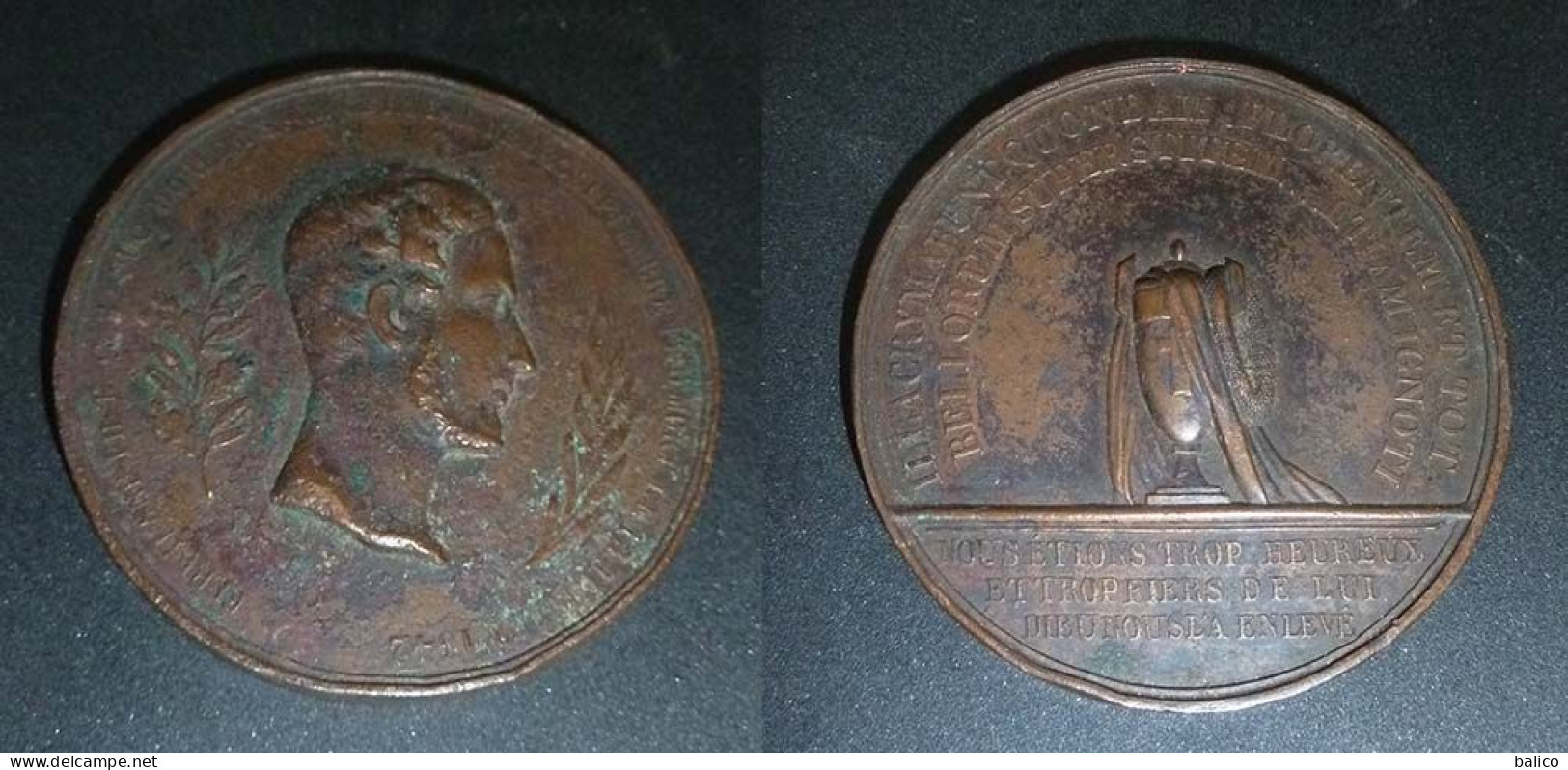 FERDINAND . PH. L. C. H. DUC D'ORLEANS PRINCE ROYAL - Médaille - Monarchia / Nobiltà