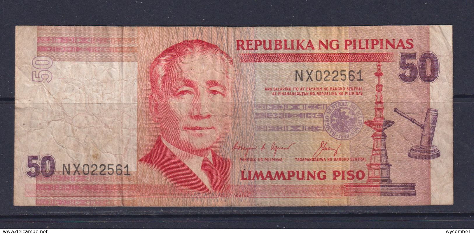 PHILIPPINES - 2009 50 Pesos Circulated Banknote - Philippines