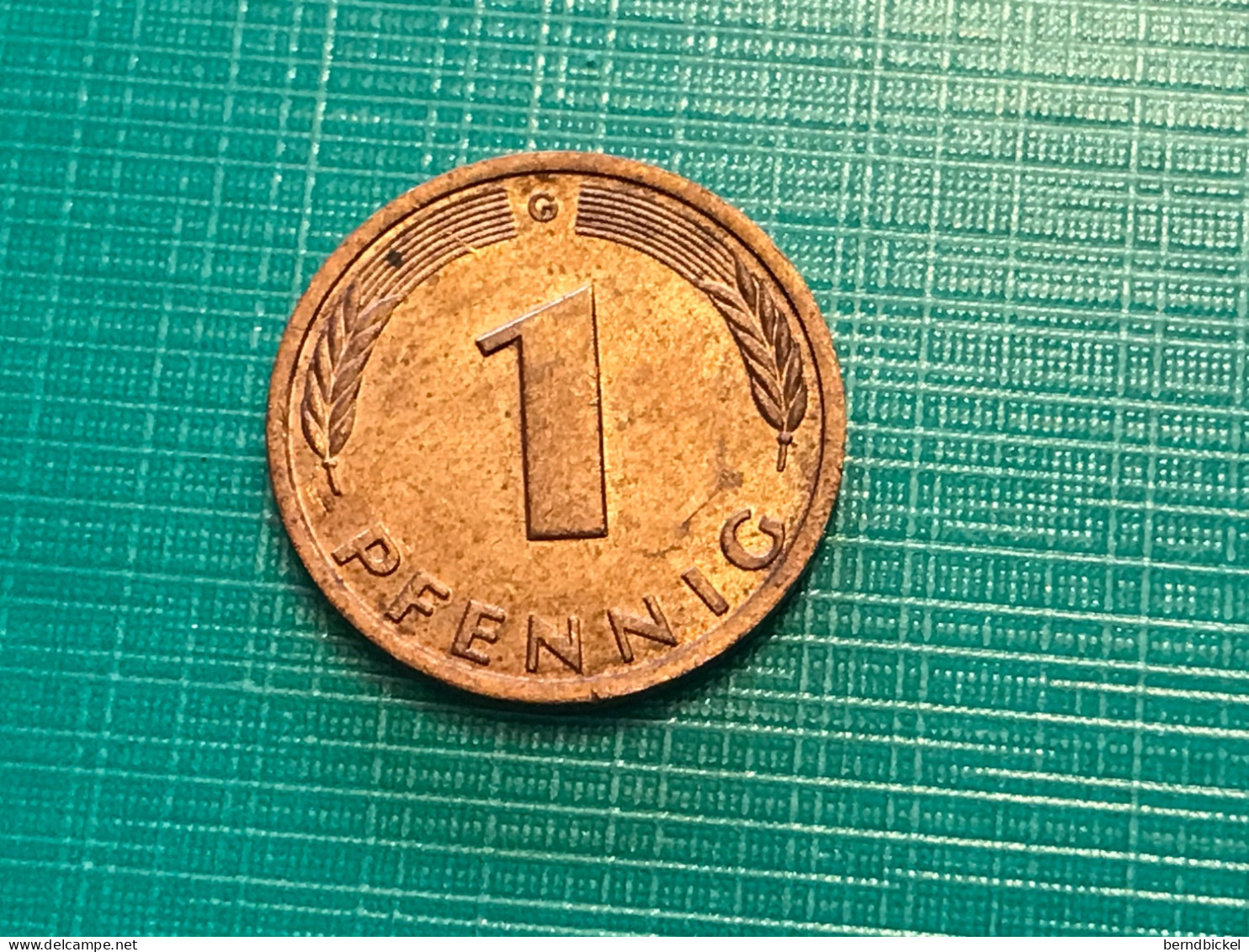 Münze Münzen Umlaufmünze Deutschland 1 Pfennig 1981 Münzzeichen G - 1 Pfennig
