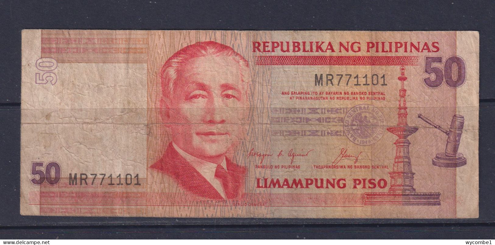 PHILIPPINES - 2009 50 Pesos Circulated Banknote - Philippines