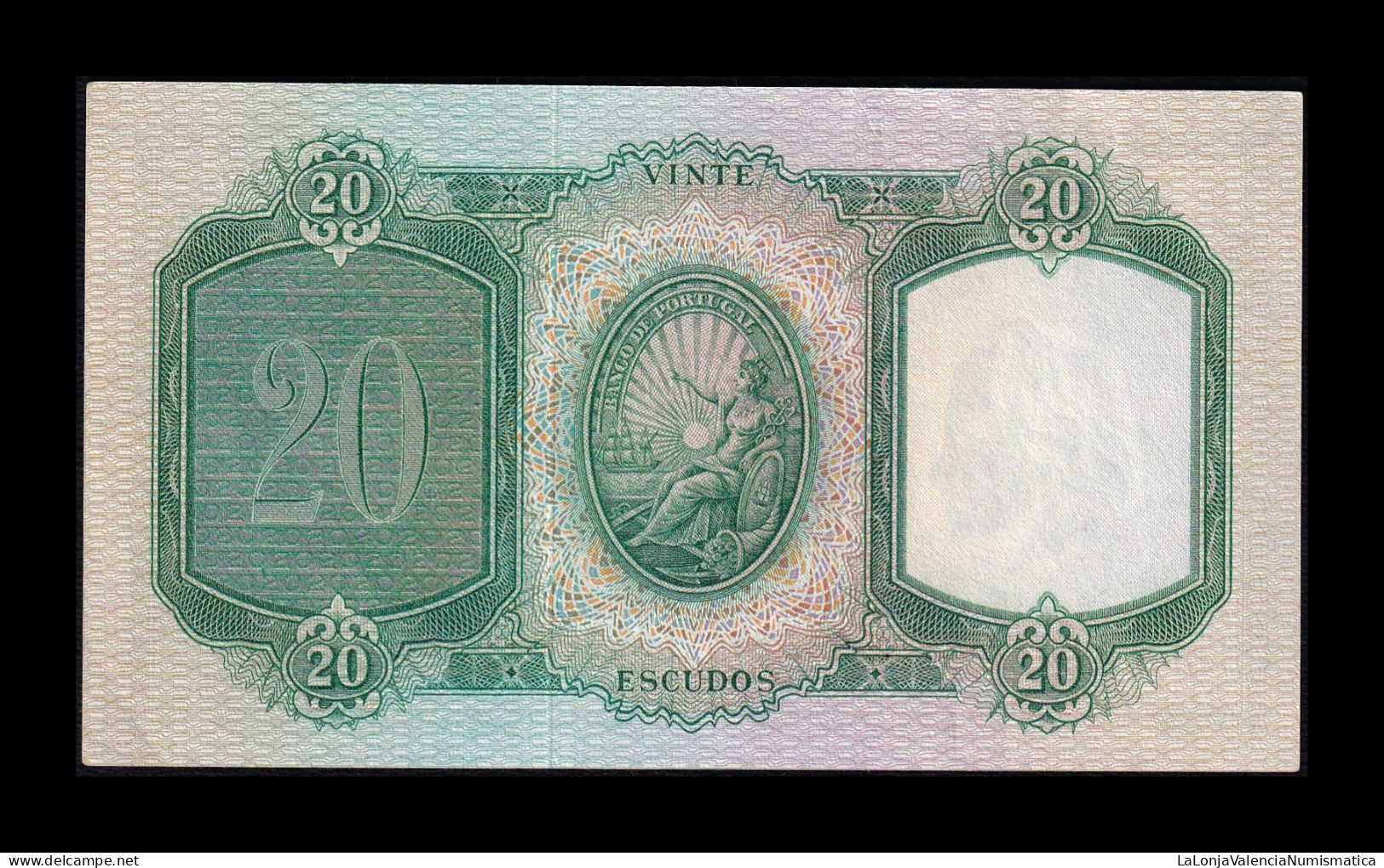 Portugal 20 Escudos 1954 Pick 153a Firma 11 Sc- AUnc - Portogallo