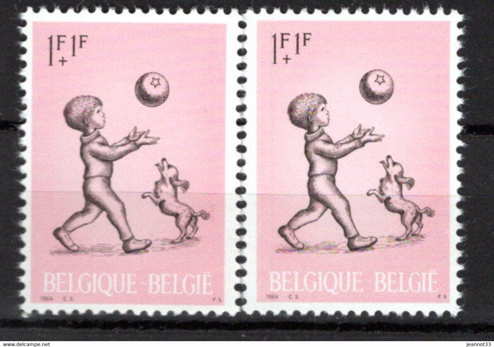 1399** V2 Point Rose Entre Le Ballon Et Les Mains - Neuf Sans Charnières - Cote 4,00 € - Autres & Non Classés