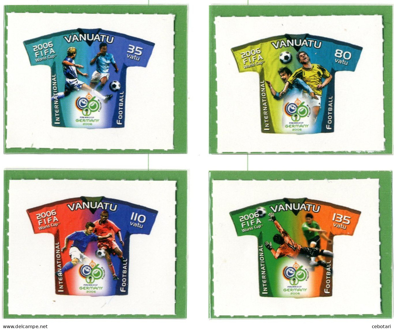 VANUATU 2006** - FIFA World Cup Football - Germany 2006 - 4 Val. MNH. - 2006 – Germany