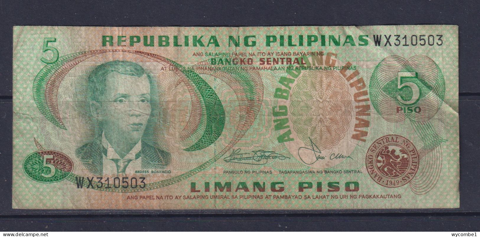 PHILIPPINES - 1978 5 Pesos Circulated Banknote - Philippines