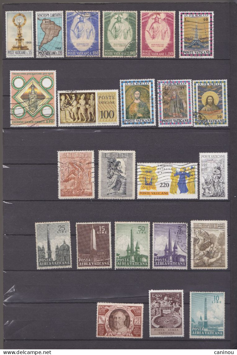 VATICAN LOT 107 TIMBRES - Collections