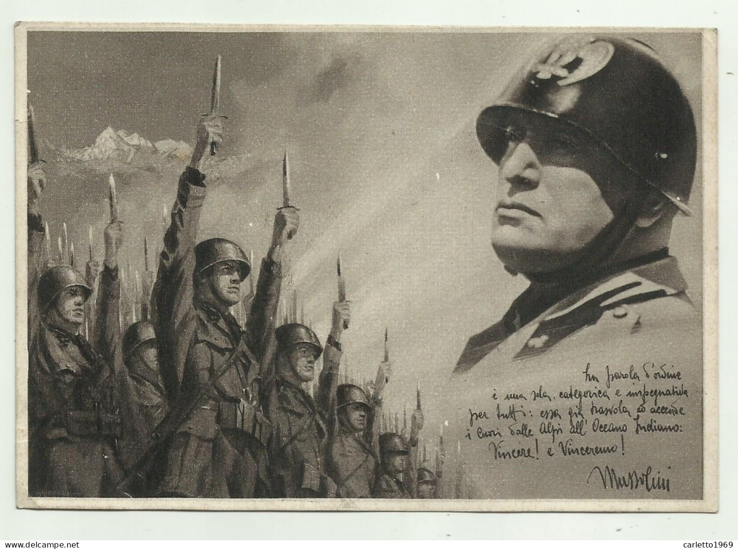 BEFANA FASCISTA ANNO XIX - P.N.F. GIOVENTÙ ITALIANA DEL LITTORIO COMANDO FEDERALE DI AREZZO - NV FG - Andere & Zonder Classificatie