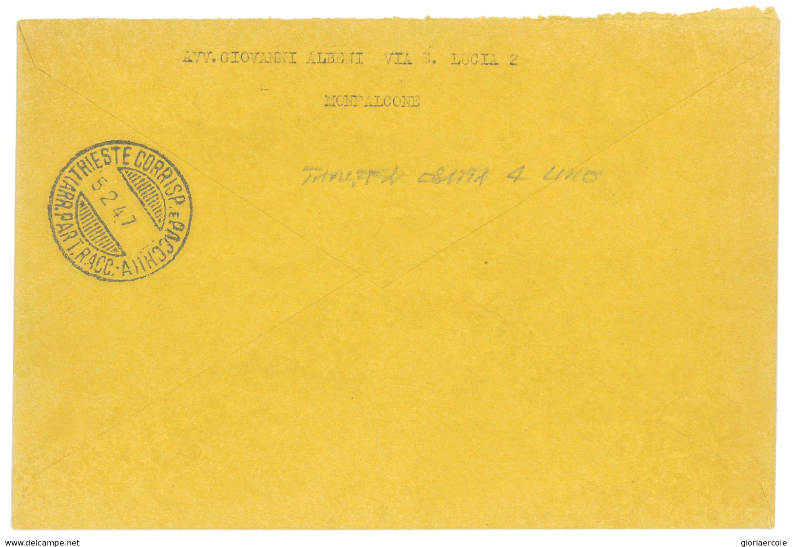 P2648 - ITALIA AMGVG , DA MONFALCONE 3.2.47 - Poststempel