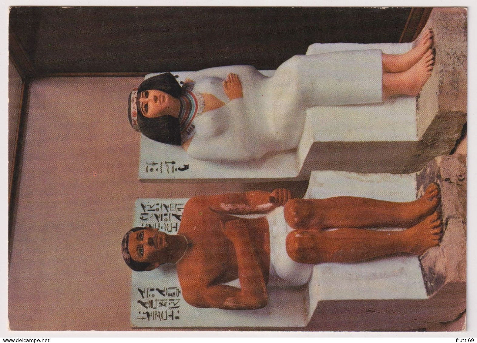 AK 198282 EGYPT -  Cairo - The Egyptian Museum -painted Statues Of Prince Rahotep And Princess Nofert - Museos