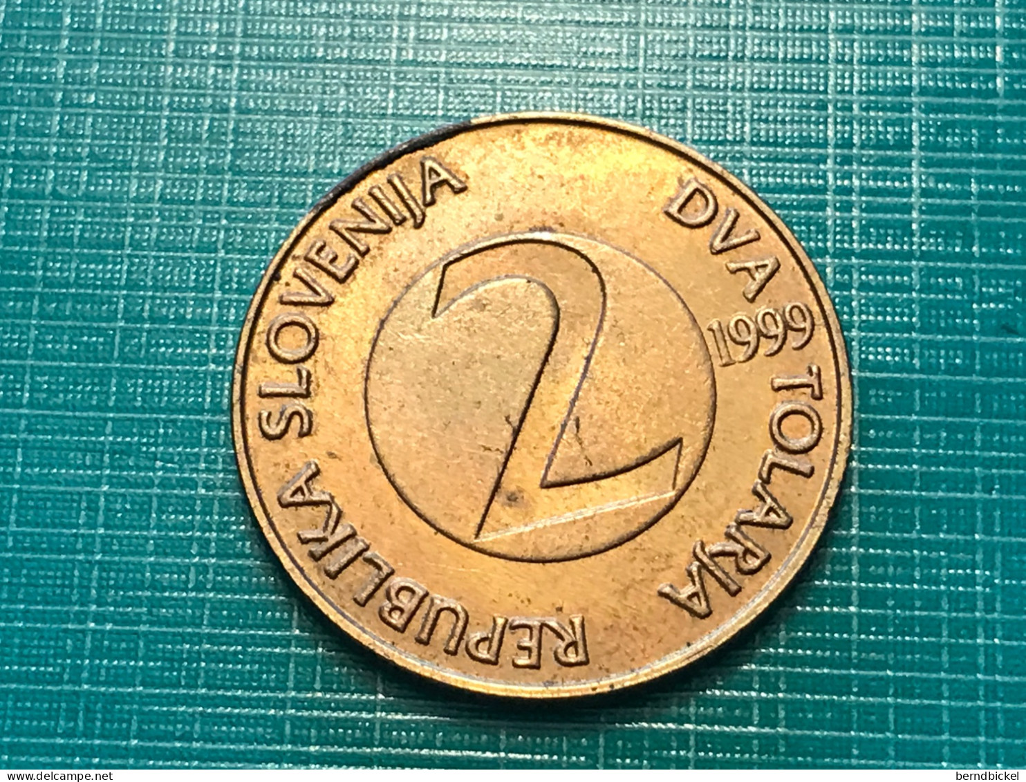 Münze Münzen Umlaufmünze Slowenien 2 Tolar 1999 - Slovenia