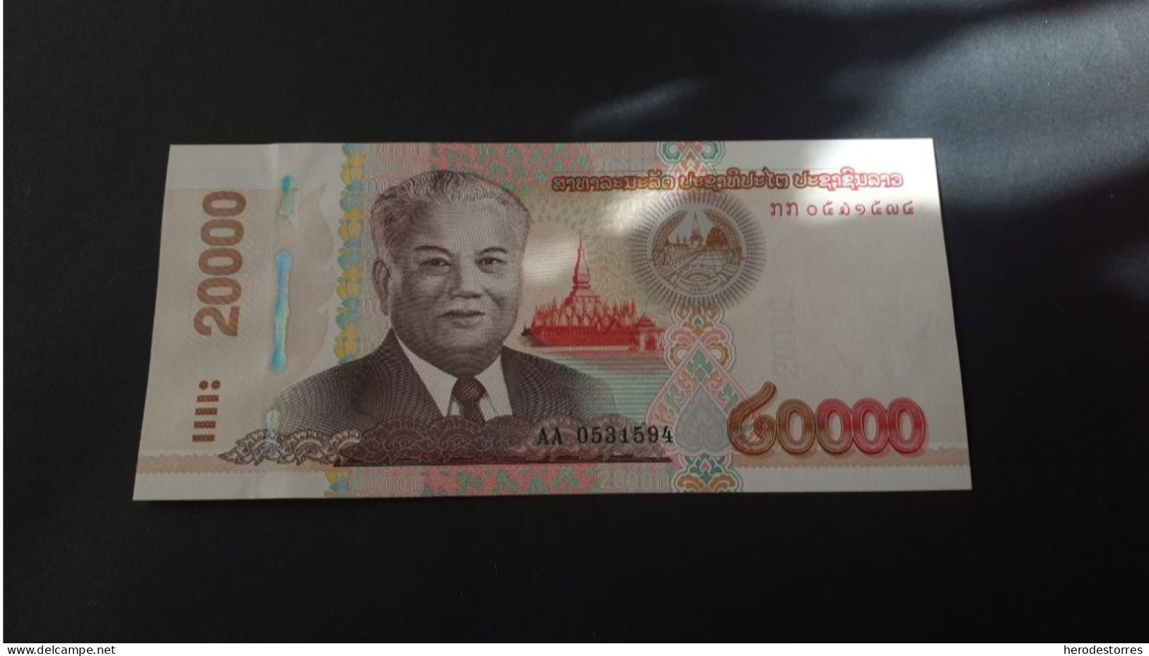 Billete De Laos De 20000 Kip, Año 2020, Serie AA, UNC - Laos