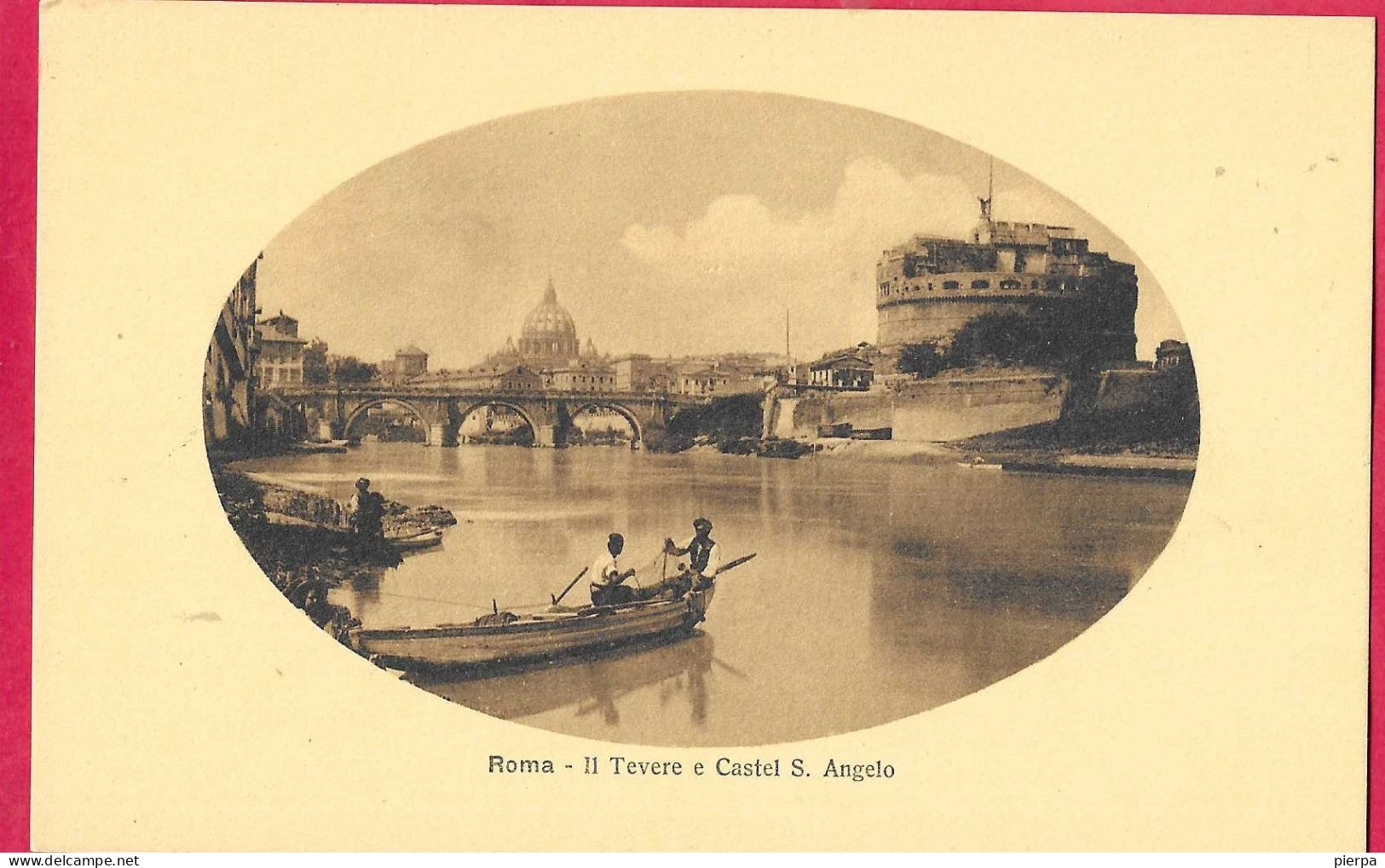 ROMA - FIUME TEVERE E CASTEL S. ANGELO - FORMATO PICCOLO - ED. ALTEROCCA TERNI - NUOVA - Fiume Tevere