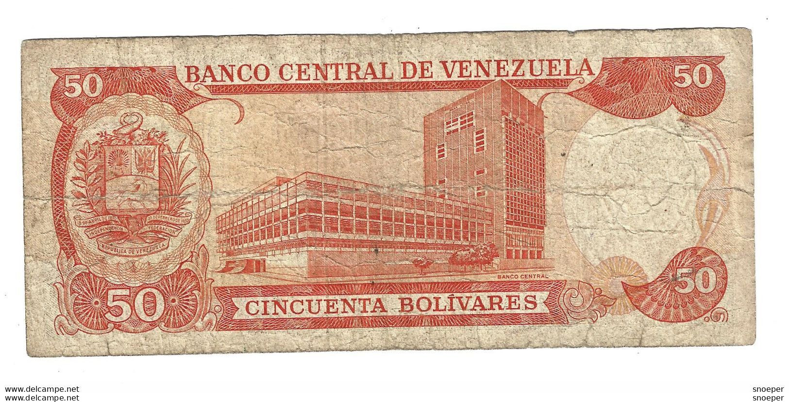 *venezuela 50 Bolivares 1992  65d - Venezuela