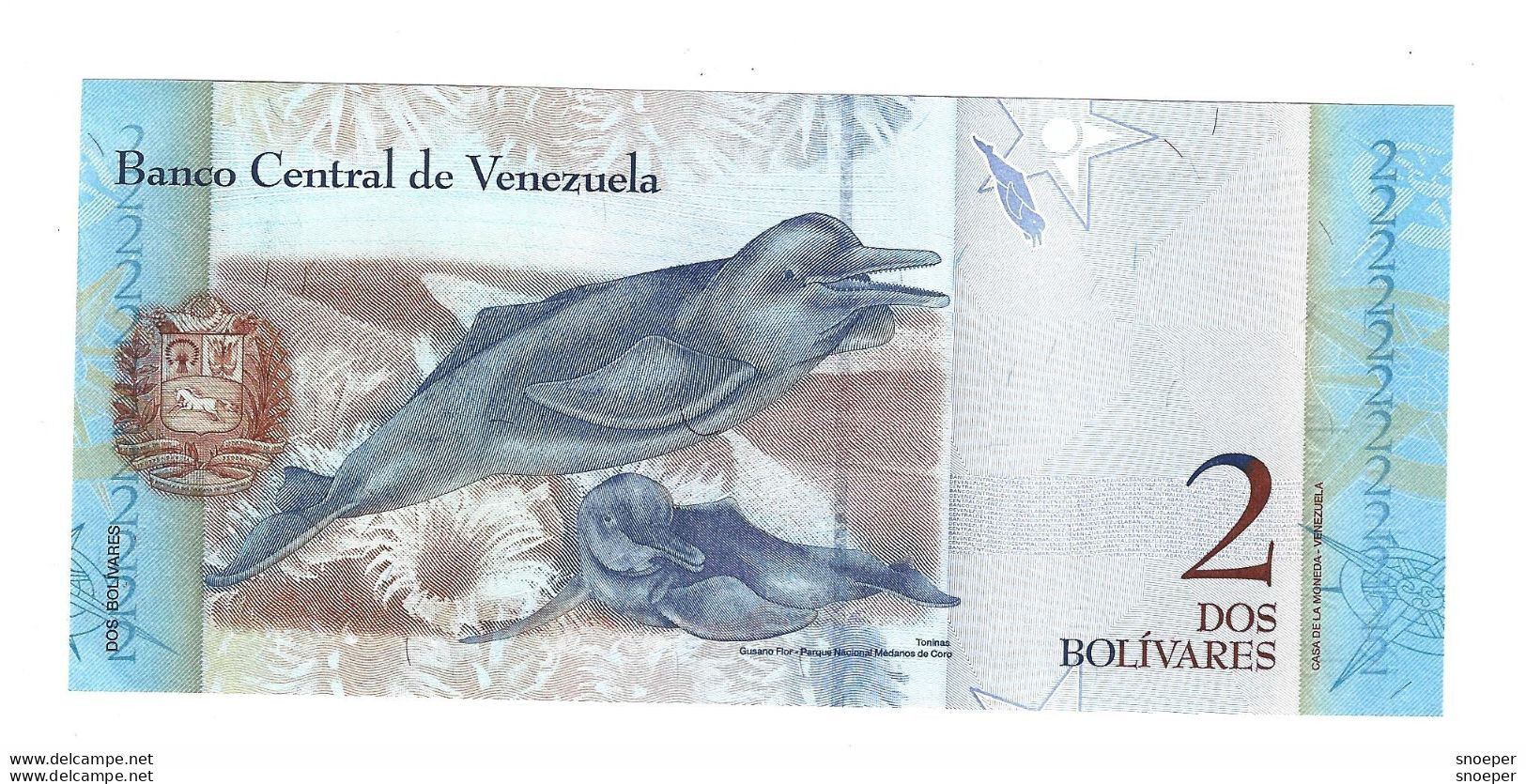 *venezuela 2 Bolivares 2007   88  Unc - Venezuela