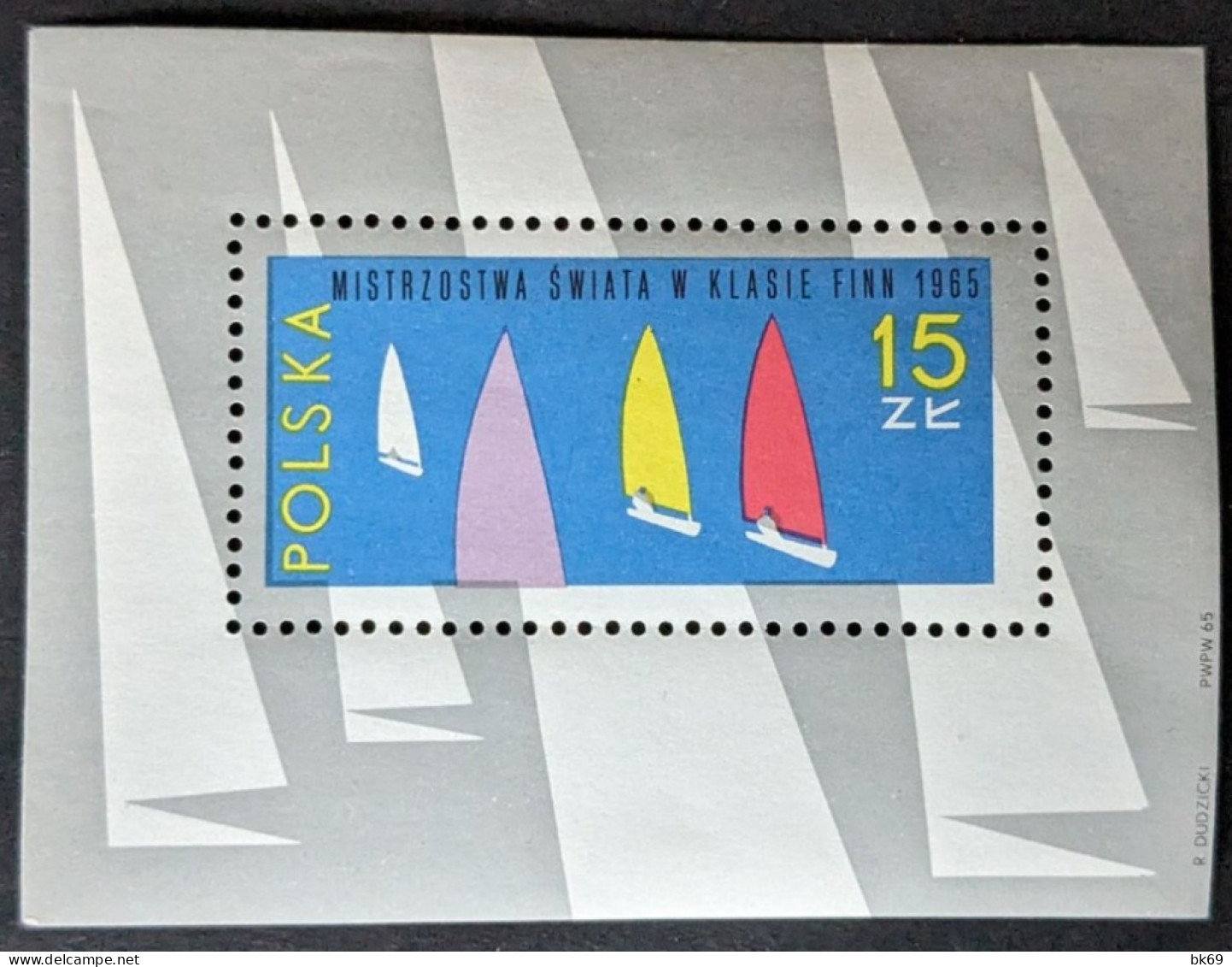 Pologne Polska Bloc Voiliers Bateaux N° 43** - Blocks & Kleinbögen