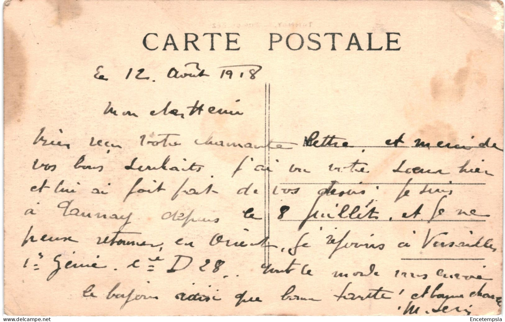 CPA Carte Postale France Tannay Rue De Bèze 1918  VM76557ok - Tannay