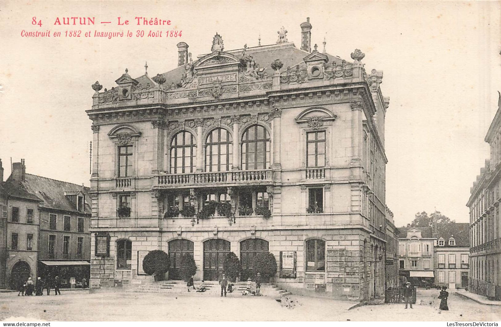 FRANCE - Autun - Le Théâtre - Construit En 1882 Et Inauguré Le 30 Août 1884 - Carte Postale Ancienne - Autun
