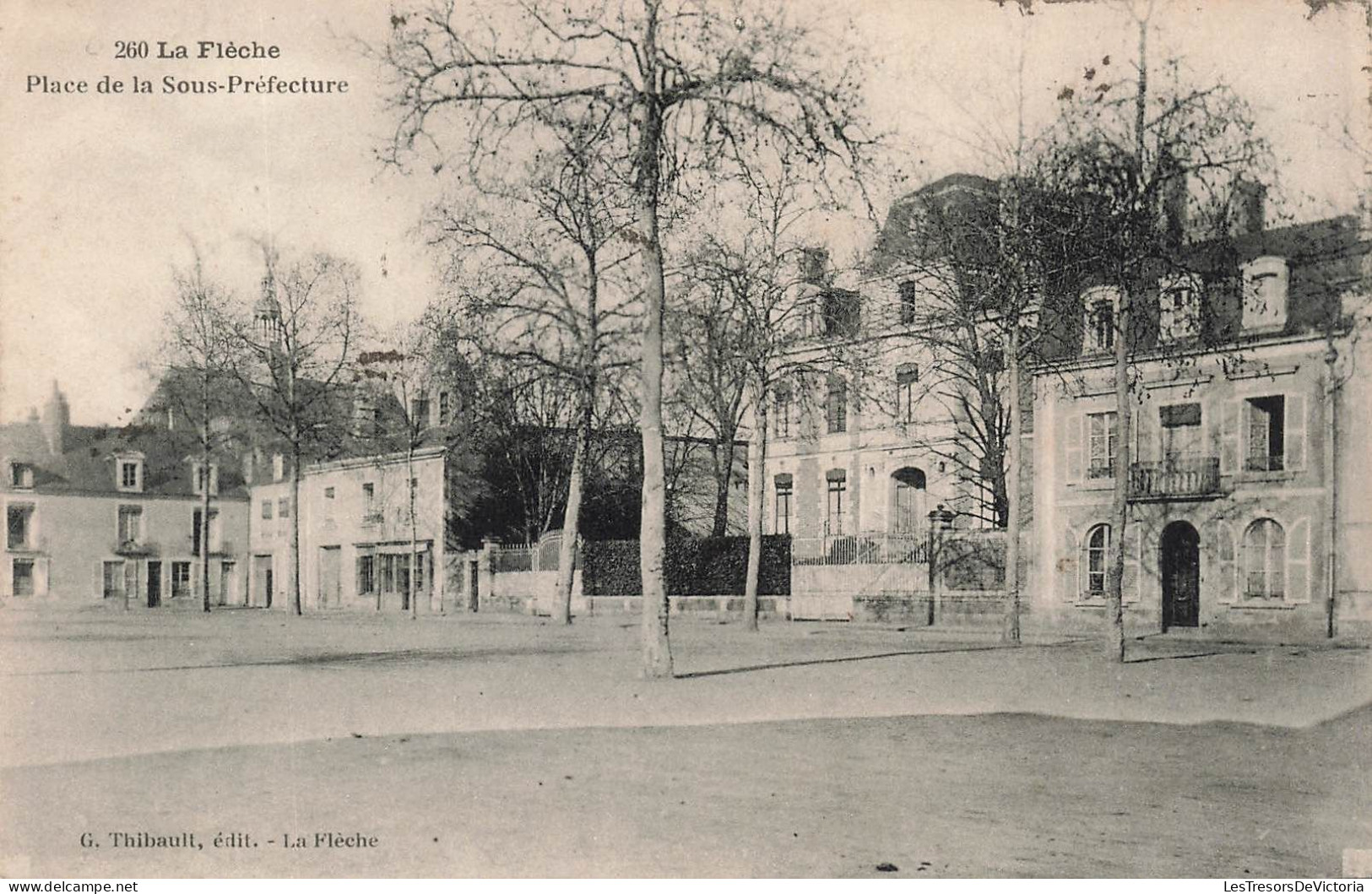 FRANCE - La Flèche - Place De La Sous Préfecture - Carte Postale Ancienne - La Fleche