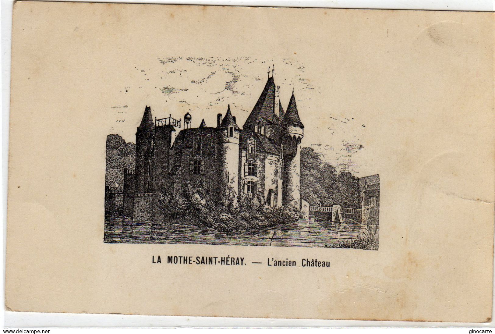 La Mothe Lamothe St Saint Heray Heraye Ancien Chateau - La Mothe Saint Heray