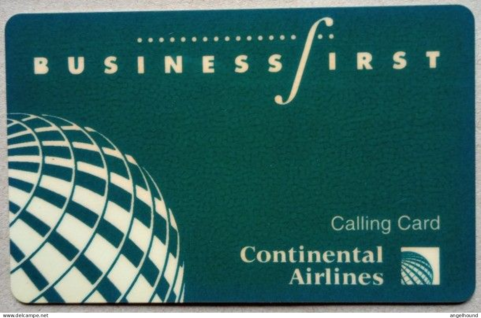 Germany T.N.C. Travel Card- Business First / Continental Airlines - Other & Unclassified
