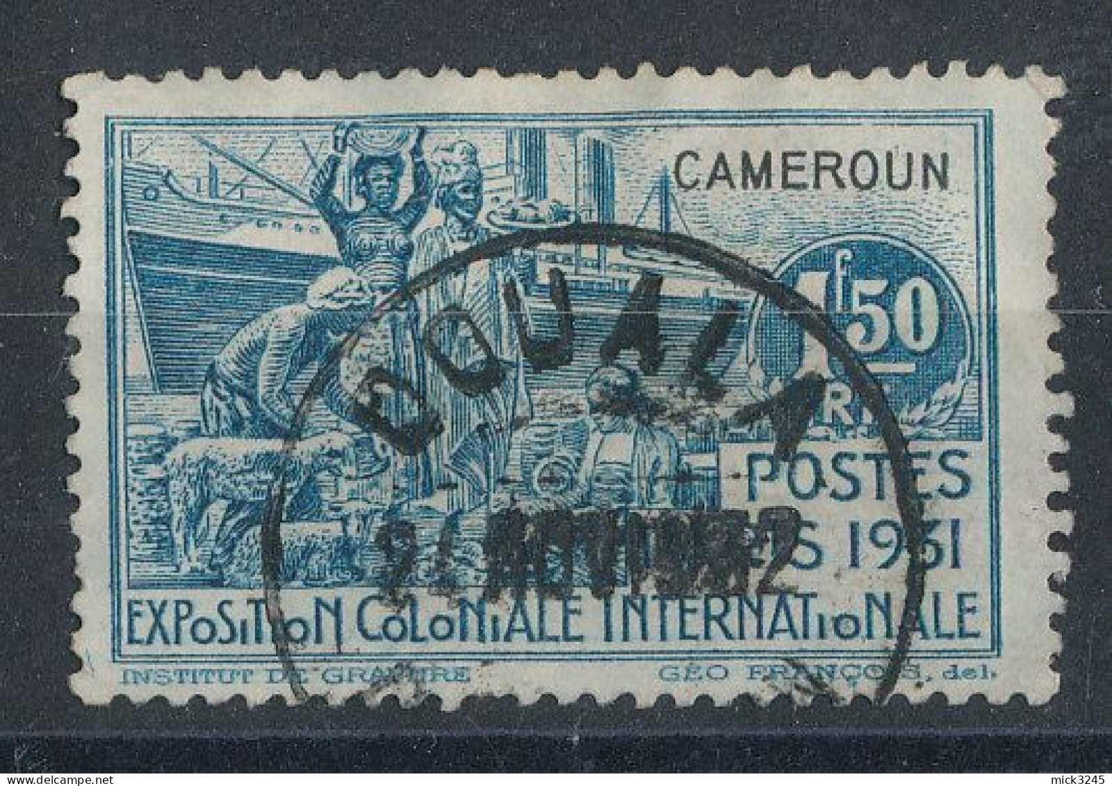 Cameroun N°152 Exposition De Paris - Oblitération De Douala - Used Stamps