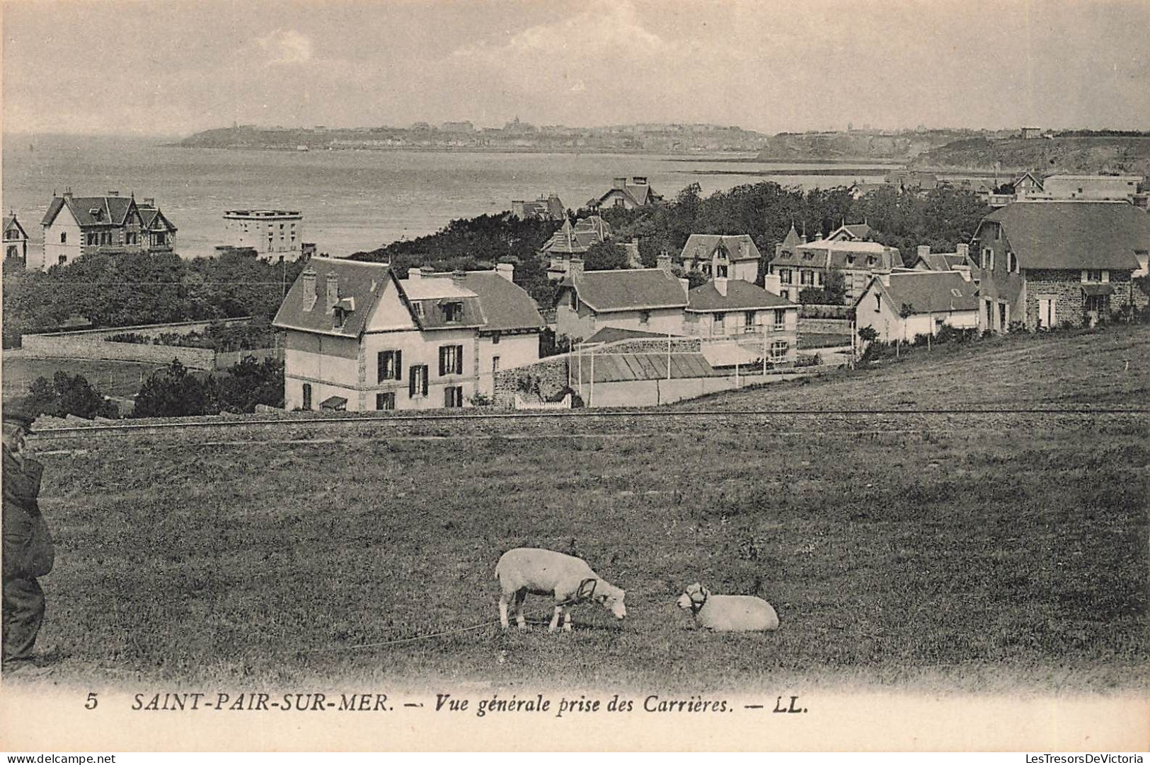 FRANCE - Saint Pair Sur Mer - Vue Générale Prise Des Carrières - Carte Postale Ancienne - Saint Pair Sur Mer