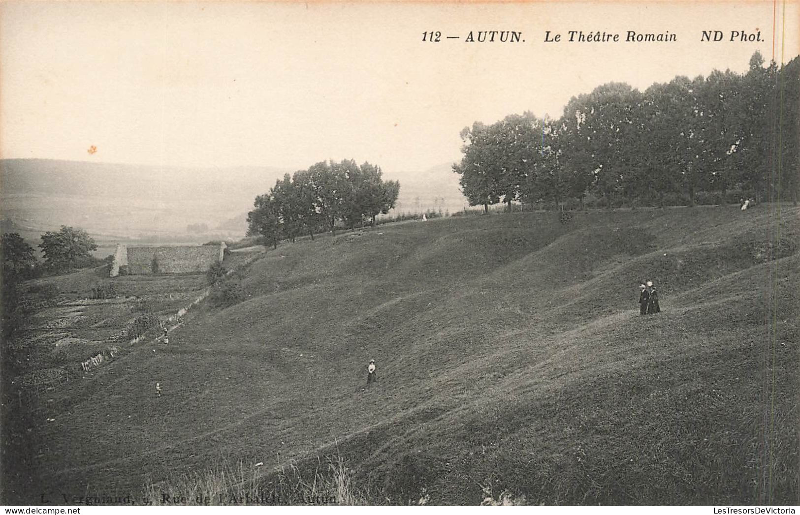 FRANCE - Autun - Le Théâtre Romain - Carte Postale Ancienne - Autun