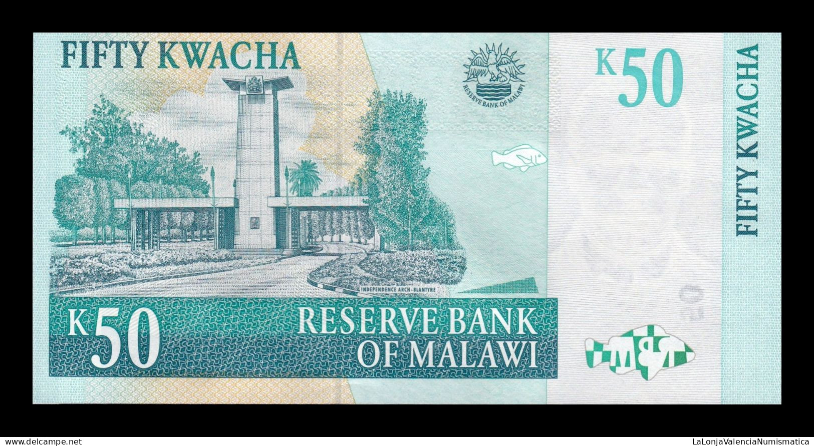 Malawi 50 Kwacha 2005 Pick 53a Sc Unc - Malawi