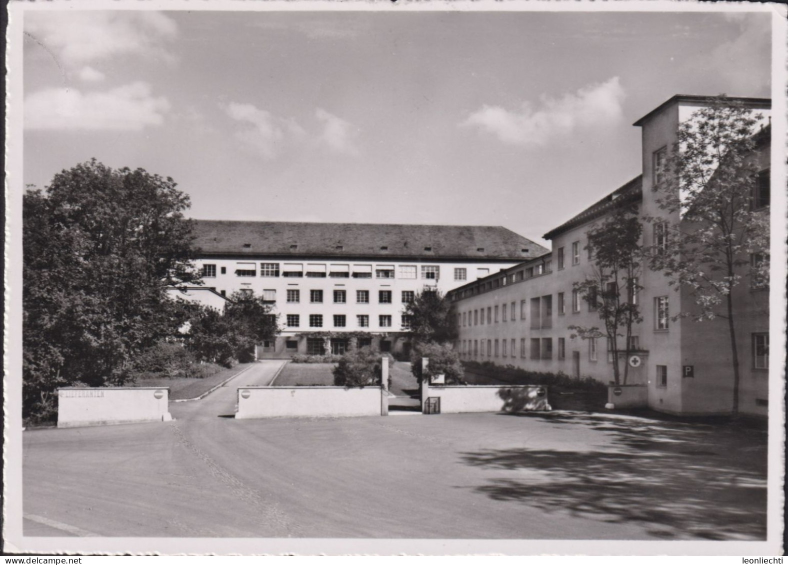 Kranken -& Diakonissen-Anstalt Neumünster-Zollikerberg / ZH (Haupteingang)vor 1961 - Zollikon