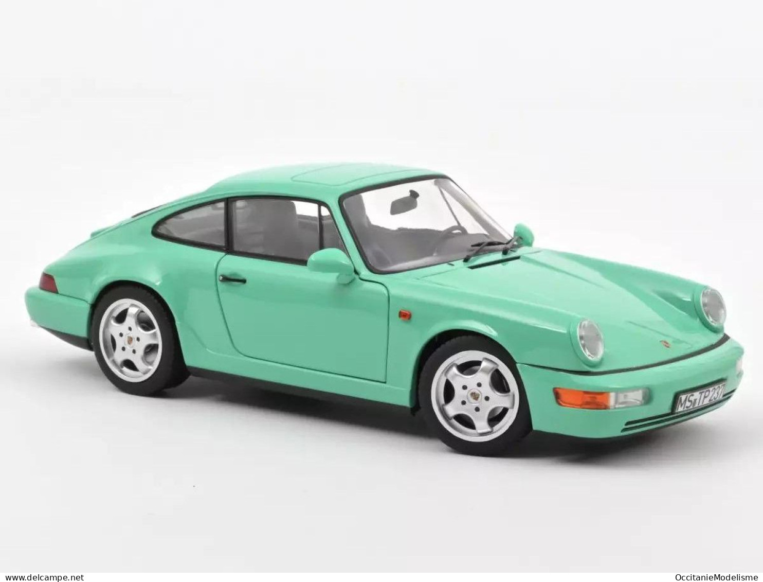 Norev - PORSCHE 911 CARRERA 2 1992 Vert Menthe Réf. 187327 Neuf NBO 1/18 - Norev