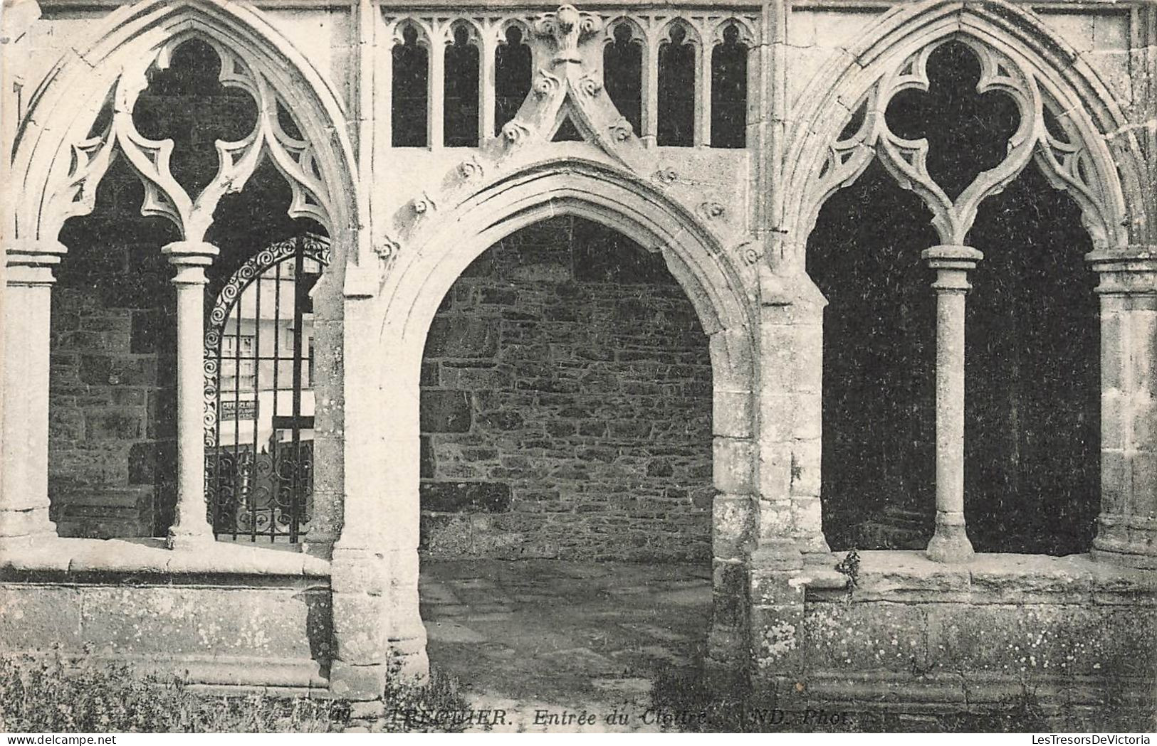 FRANCE - Tréguier - Entrée Du Cloître - Carte Postale Ancienne - Tréguier