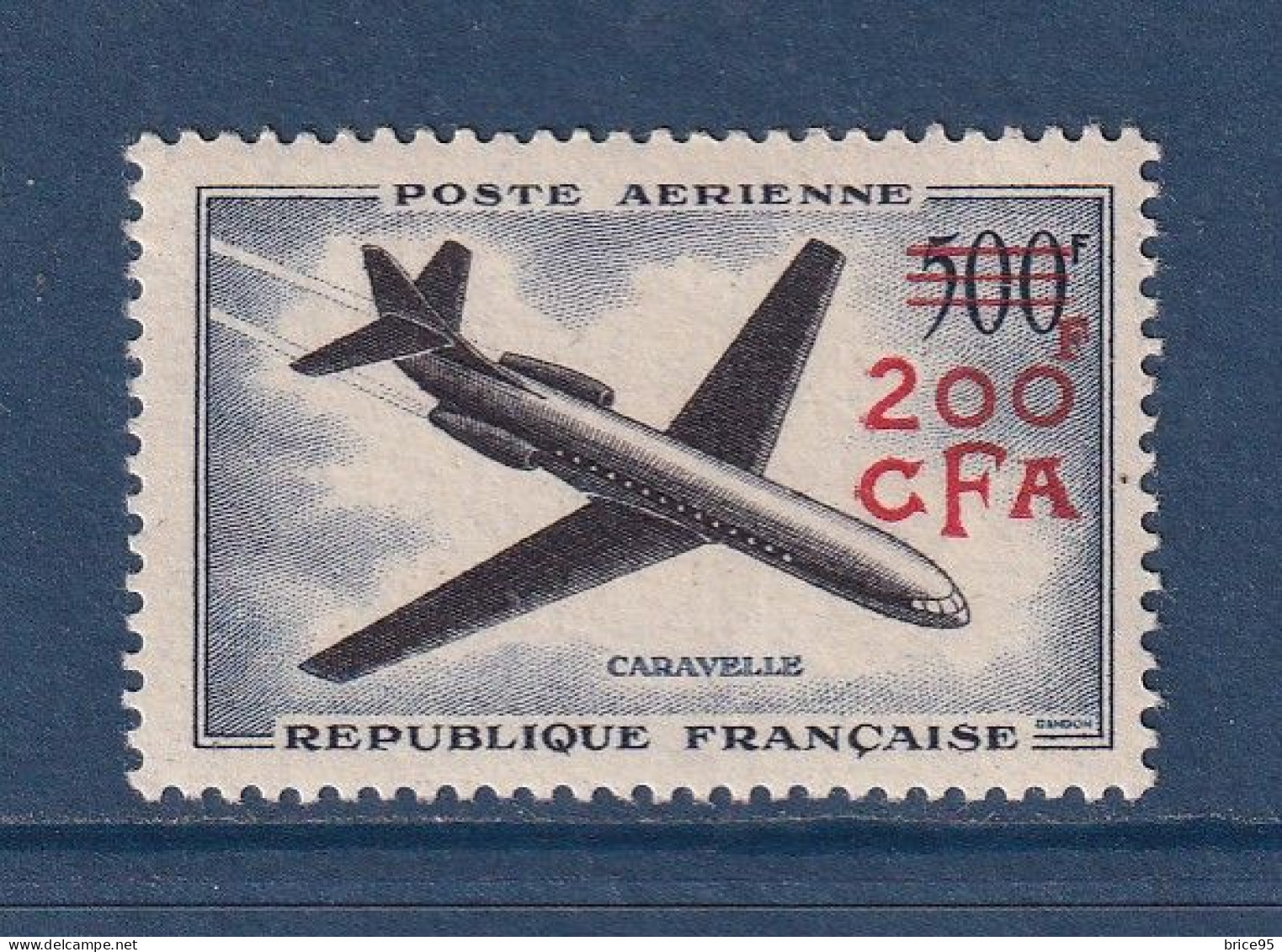 Réunion - YT PA N° 56 * - Poste Aérienne - Neuf Avec Charnière - 1957 à 1958 - Luchtpost