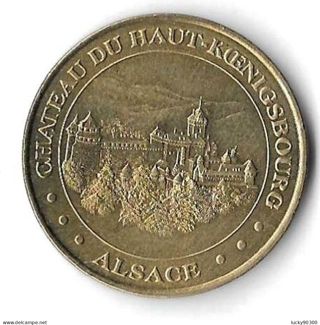 RARE MONNAIE DE PARIS - MEDAILLE OFFICIELLE - EDITION LIMITEE -  CHATEAU DU HAUT KOENIGSBOURG - ALSACE - 2002 - 2002