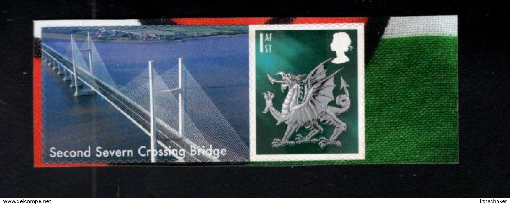 1956069522 2003  SCOTT 21  (XX) POSTFRIS MINT NEVER HINGED   - DRAGON + LABEL AIL BONT HAFREN - BRIDGE - Wales