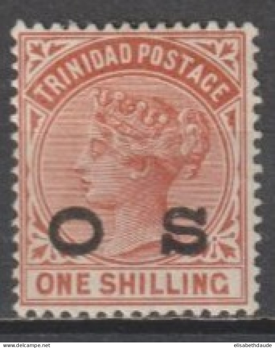 TRINIDAD - 1894  - OFFICIAL YVERT N° 6 * MLH - COTE 2020 = 85 EUR - Trinidad & Tobago (...-1961)