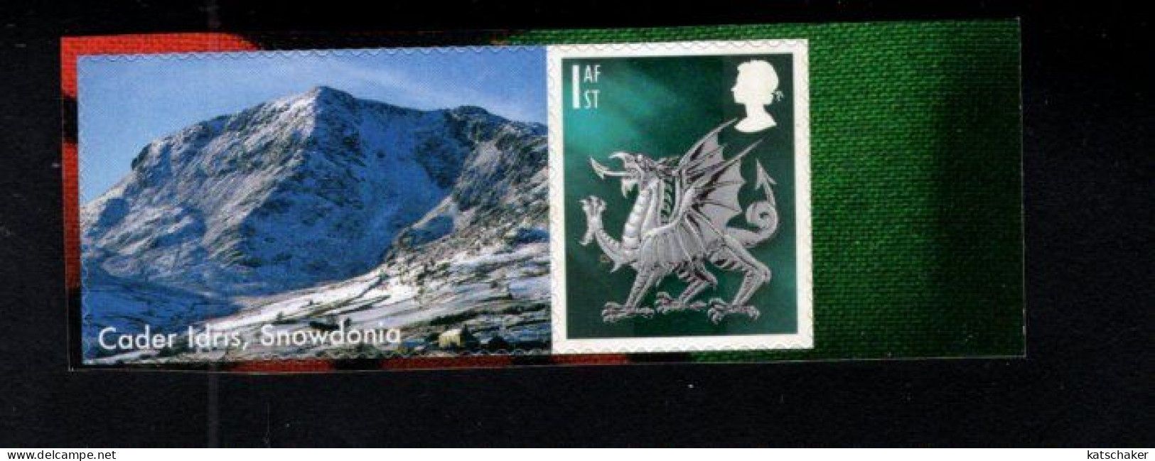 1956070012 2003  SCOTT 21  (XX) POSTFRIS MINT NEVER HINGED   - DRAGON + LABEL CADER IDRIS SNOWDONIA - MOUNTAIN - Wales