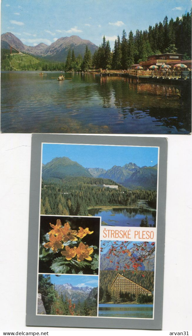 SLOVAQUIE -  STRBSKE  PLESO    -  LOT De 2 CPSM  - - Slovaquie