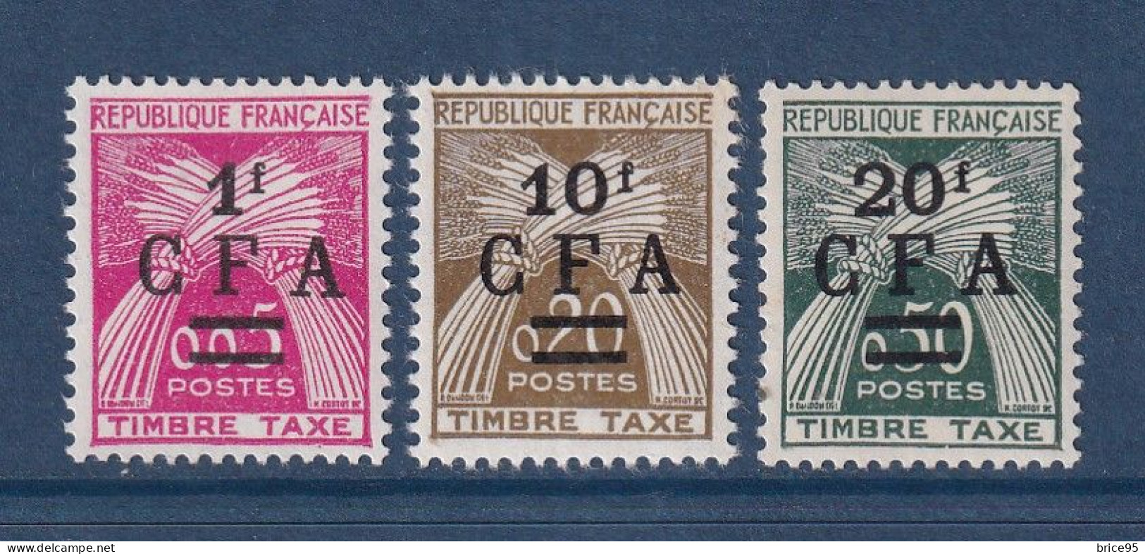 Réunion - Taxe - YT N° 45 à 47 ** - Neuf Sans Charnière - 1962 à 1964 - Strafport