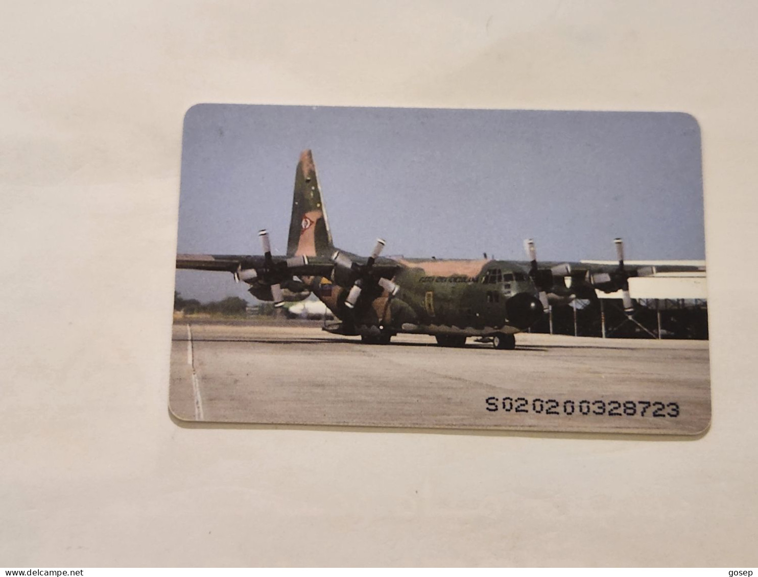 Venezuela-(VE-CAN2-0773)-Hercules C-130-(4/8)-(227)(Bs.3.000)(S020200328723)-used Card+1card Prepiad Free - Venezuela