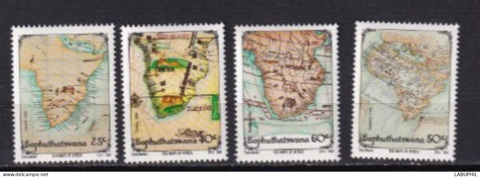 BOPHUTHATSWANA  MNH  ** 1991 Cartes Anciennes - Bophuthatswana