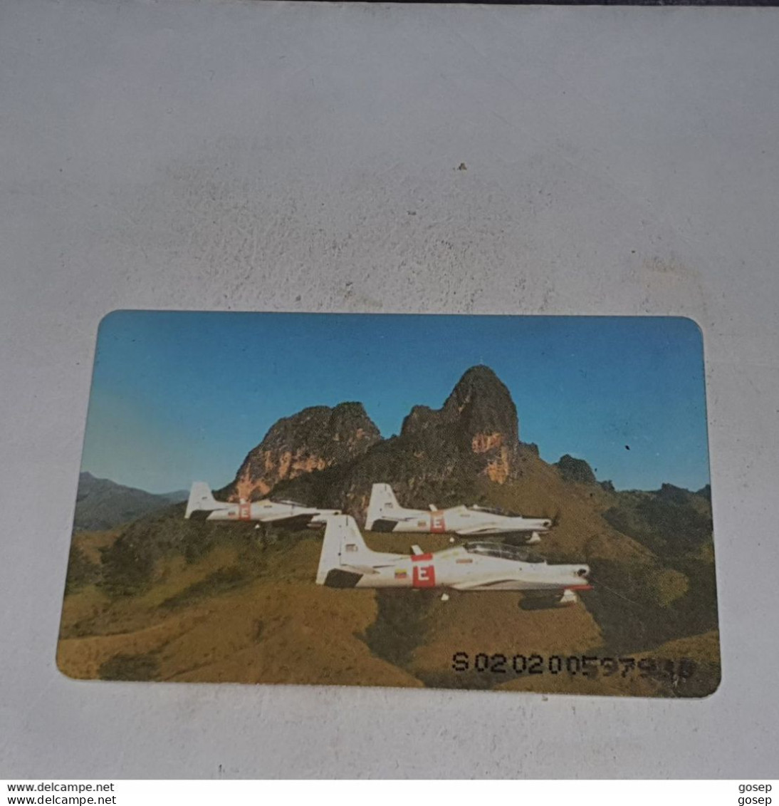 Venezuela-(VE-CAN2-774)-T-27 Tucano-(5/8)-(118)-(Bs.3.000)-(S02000597938)-used Card+1card Prepiad Free - Venezuela