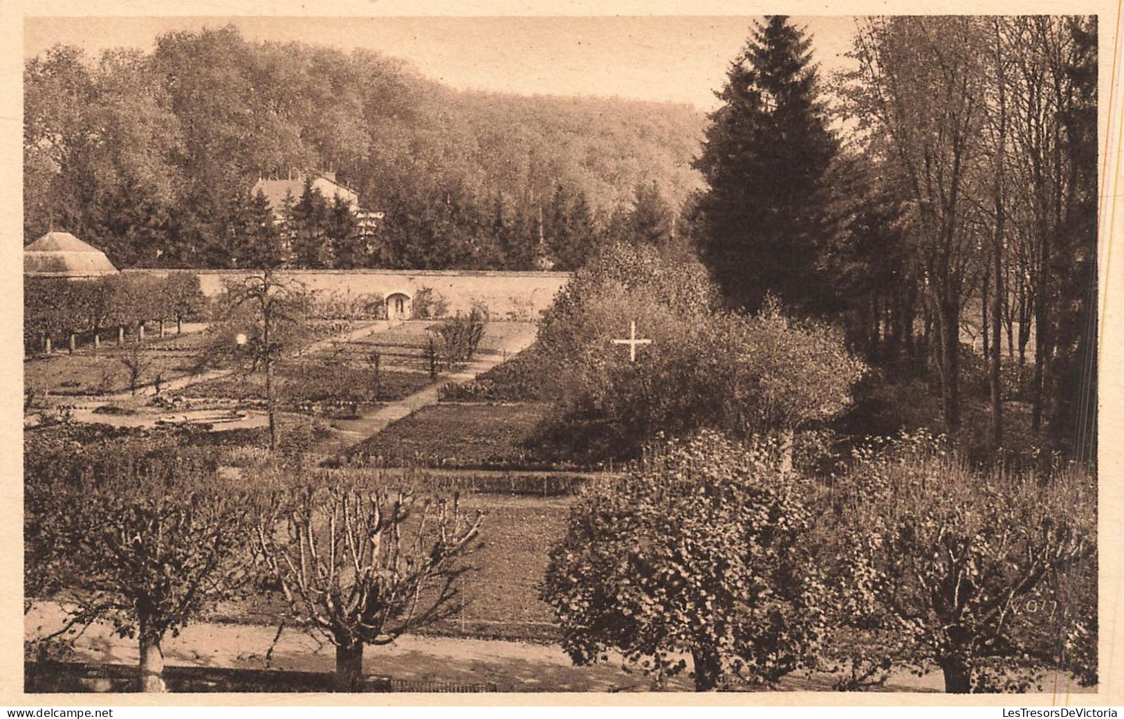 FRANCE - Paray Le Monial - Jardin Du Monastère De La Visitation - Bosquet De Noisetiers - Carte Postale Ancienne - Paray Le Monial