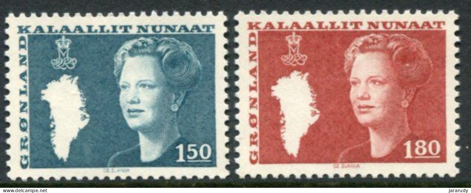 GROENLANDIA BÁSICA 1982 Yv 122/3 MNH - Nuovi