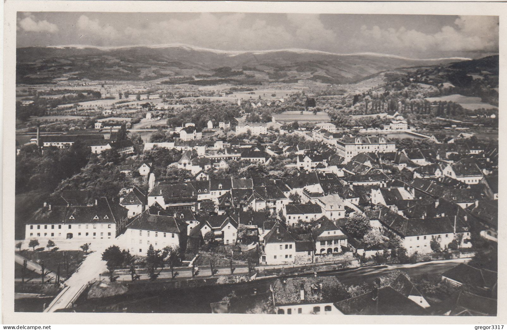 E2964) WOLFSBERG I.  Kärnten - Lavanttal 1935 !!tolle Ansicht über Häuser U. Straße ALT ! - Wolfsberg