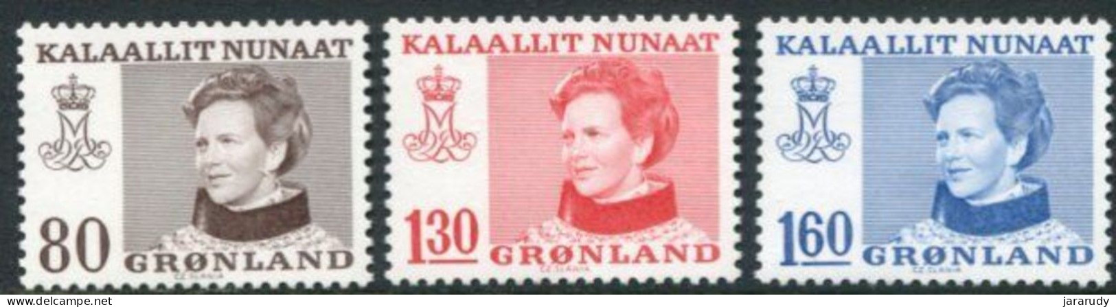 GROENLANDIA BÁSICA 1979 Yv 100/2 MNH - Neufs