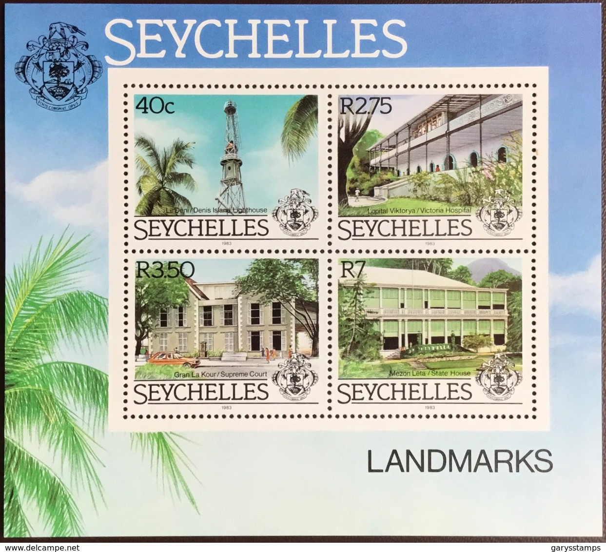 Seychelles 1983 Famous Landmarks Minisheet MNH - Seychelles (1976-...)