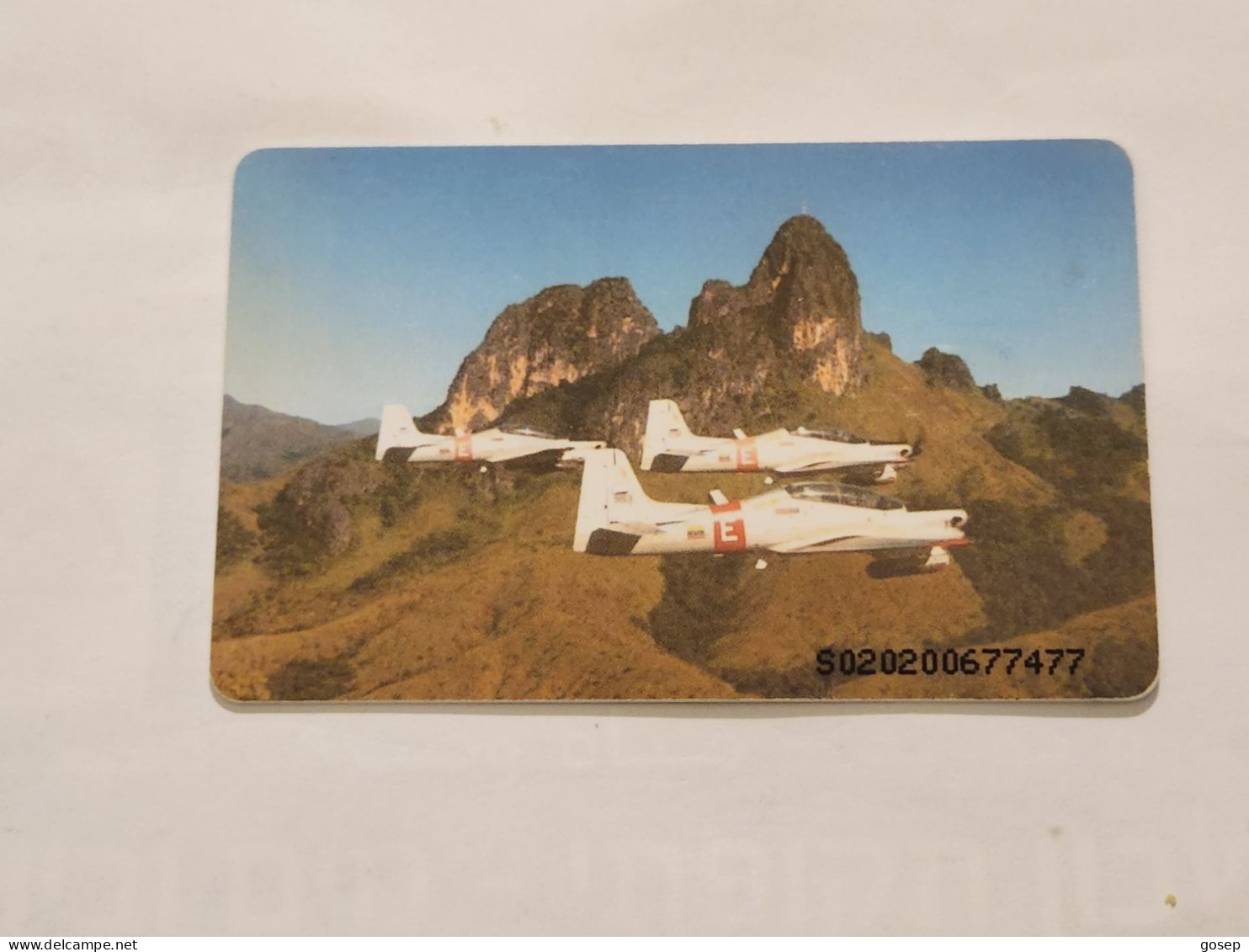 Venezuela-(VE-CAN2-0774)-T-27 Tucano-(5/8)-(229)(Bs.3.000)(S020200677477)-used Card+1card Prepiad Free - Venezuela